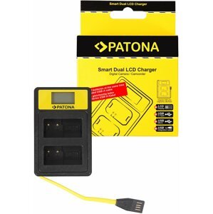 Akkumulátortöltő PATONA - Dual Panasonic DMW-BLC12 E LCD,USB - vel