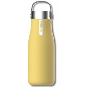 Vízszűrő palack AQUASHIELD PHILIPS GoZero UV öntisztító palack 590 ml sárga