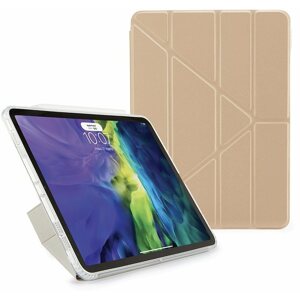 Tablet tok Pipetto Metallic Origami Apple iPad Air 10.9“ (2020/2022) készülékre - arany