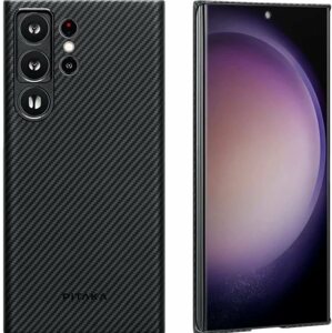 Kryt na mobil Pitaka MagEZ 3 Case Black/Grey Samsung Galaxy S23 Ultra