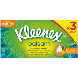 Papírzsebkendő KLEENEX® Balsam Triple Box (64× 3)
