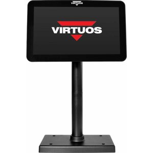 Zákaznický displej Virtuos 10,1" SD1010R černý, LCD barevný zákaznický displej, USB