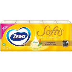 Papírzsebkendő ZEWA Softis Soft & Sensitive (10x9db)