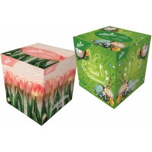 Papírzsebkendő LINTEO BOX Húsvét (80 db)
