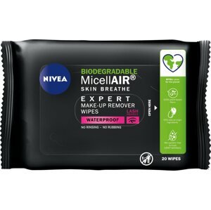 Arctörlő kendő NIVEA MicellAIR Expert Micellar Make-up Remover Wipes 20 db