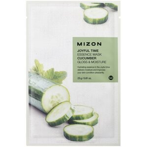 Arcpakolás MIZON Joyful Time Essence Mask Cucumber 23 g