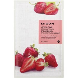 Arcpakolás MIZON Joyful Time Essence Mask Strawberry 23 g