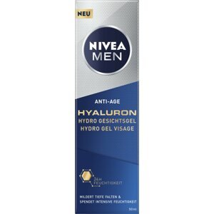 Férfi arcápoló gél NIVEA MEN Hyaluron Anti-Age Face Gel 50 ml