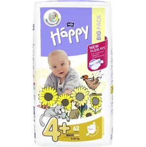 Eldobható pelenka BELLA Baby Happy Maxi Plus méret: 4+ (62 db)