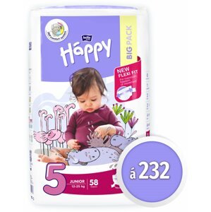 Eldobható pelenka BELLA Baby Happy Junior 5-ös méret (232 db)