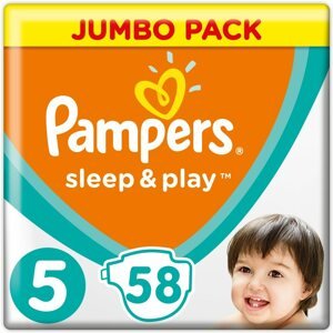 Pelenka PAMPERS Sleep & Play 5 Junior (58 db) - Jumbo Pack