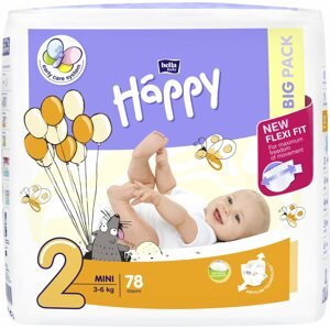 Eldobható pelenka BELLA Baby Happy Mini 2-es méret (78 db)