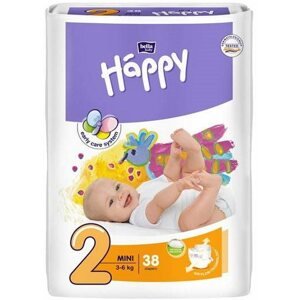 Eldobható pelenka BELLA Baby Happy Mini 2-es méret (38 db)