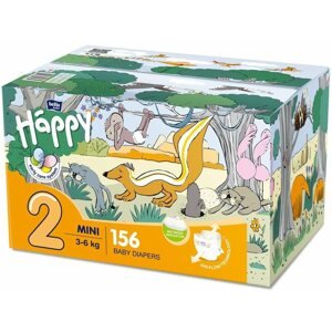 Eldobható pelenka BELLA Baby Happy Mini Box 2-es méret (156 db)