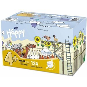Eldobható pelenka BELLA Baby Happy Maxi Plus Box 4+ méret (124 db)