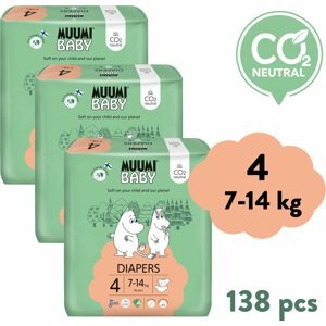 Öko pelenka MUUMI BABY Maxi 4 - havi csomag (138 db)