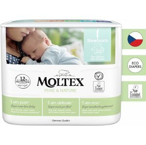 Öko pelenka MOLTEX Pure & Nature Newborn 1 méret (22 db)