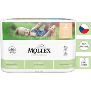 Öko pelenka MOLTEX Pure & Nature Mini 2 méret (38 db)