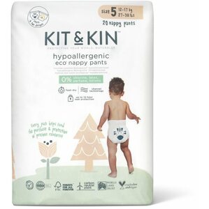 Öko bugyipelenka Kit & Kin Eko Nappy Pants Naturally Dry 5 (20 db)