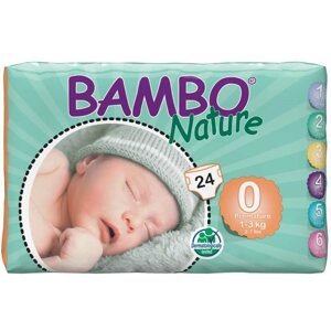 Eldobható pelenka BAMBO NATURE 0 Premature 1-3 kg, 24 db