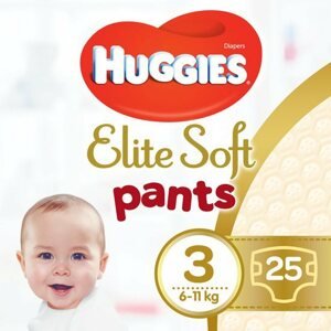 Bugyipelenka HUGGIES Elite Soft Pants 3 (25 db)