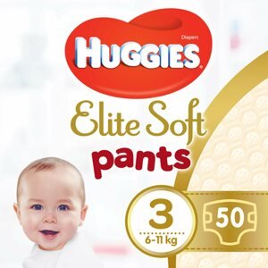 Bugyipelenka HUGGIES Elite Soft Pants 3 (2× 25 db)