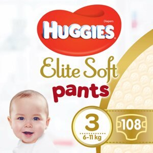 Bugyipelenka HUGGIES Elite Soft Pants 3 Mega Box (2× 54 db)