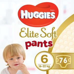 Bugyipelenka HUGGIES Elite Soft Pants XXL 6 Giga Box (2× 38 db)