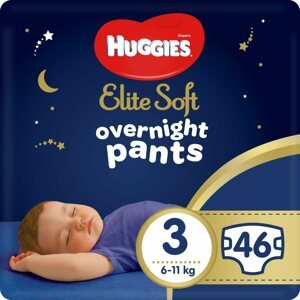 Bugyipelenka HUGGIES Elite Soft Overnight Pants 3 (2× 23 db)