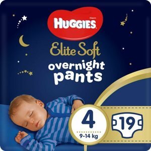 Bugyipelenka HUGGIES Elite Soft Overnight Pants 4 (19 db)