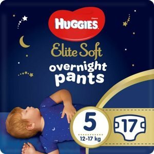 Bugyipelenka HUGGIES Elite Soft Overnight Pants 5 (17 db)
