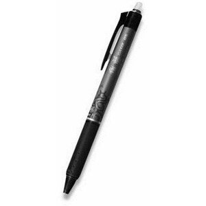 Radírozható toll PILOT FriXion Clicker 05 / 0,25 mm, fekete - 3 darabos csomagban