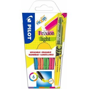 Szövegkiemelő PILOT FriXion Light, 6 színből álló készlet