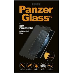 Üvegfólia PanzerGlass Edge-to-Edge Privacy Apple iPhone X/XS/11 Pro készülékhez, fekete