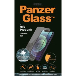 Üvegfólia PanzerGlass Edge-to-Edge Antibacterial Apple iPhone 5.4" fekete