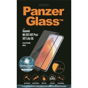 Üvegfólia PanzerGlass Edge-to-Edge Antibacterial Xiaomi Mi 10T/10T Pro/10T Lite-hoz (5G), fekete