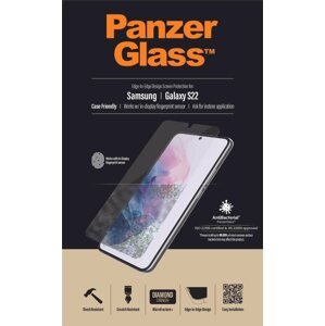 Üvegfólia PanzerGlass Samsung Galaxy S22 (teljesen öntapadós, működő ujjlenyomattal)