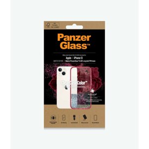 Telefon tok PanzerGlass ClearCaseColor Apple iPhone 13 (piros - Strawberry)