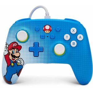Kontroller PowerA Enhanced Wired Controller for Nintendo Switch - Mario Pop Art