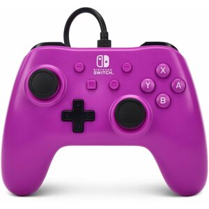 Gamepad PowerA Wired Controller – Grape Purple - Nintendo Switch