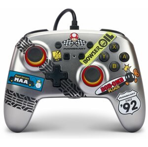 Gamepad PowerA Enhanced Wired Controller - Mario Kart - Nintendo Switch