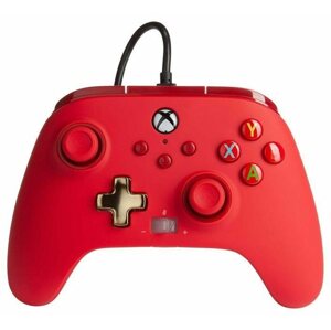 Kontroller PowerA Enhanced Wired Controller - Red - Xbox