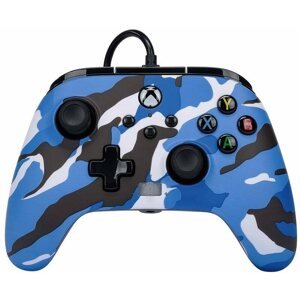Kontroller PowerA Enhanced Wired Controller for Xbox Series X|S - Blue Camo