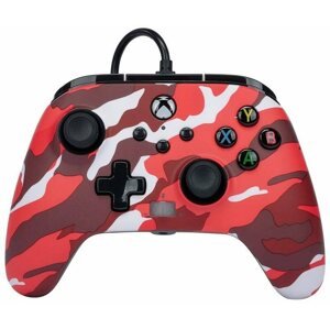 Gamepad PowerA Enhanced Wired Controller for Xbox Series X|S - Red Camo