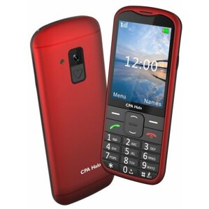 Mobiltelefon CPA Halo 18 Senior, piros