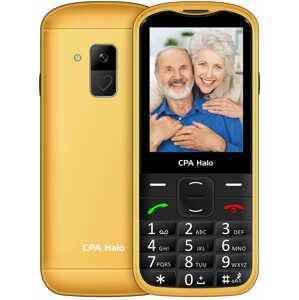 Mobiltelefon CPA Halo 18 Senior arany