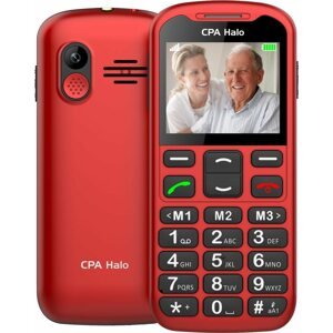 Mobiltelefon CPA Halo 19 Senior piros