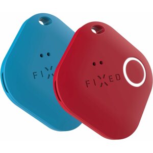 Bluetooth kulcskereső FIXED Smile PRO Duo Pack - kék + piros