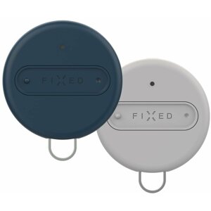 Bluetooth kulcskereső FIXED Sense Duo Pack - kék + szürke