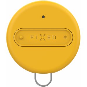 Bluetooth kulcskereső FIXED Sense sárga